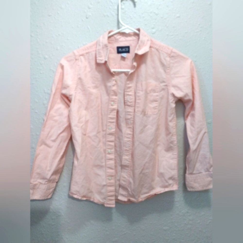 Place button down shirt